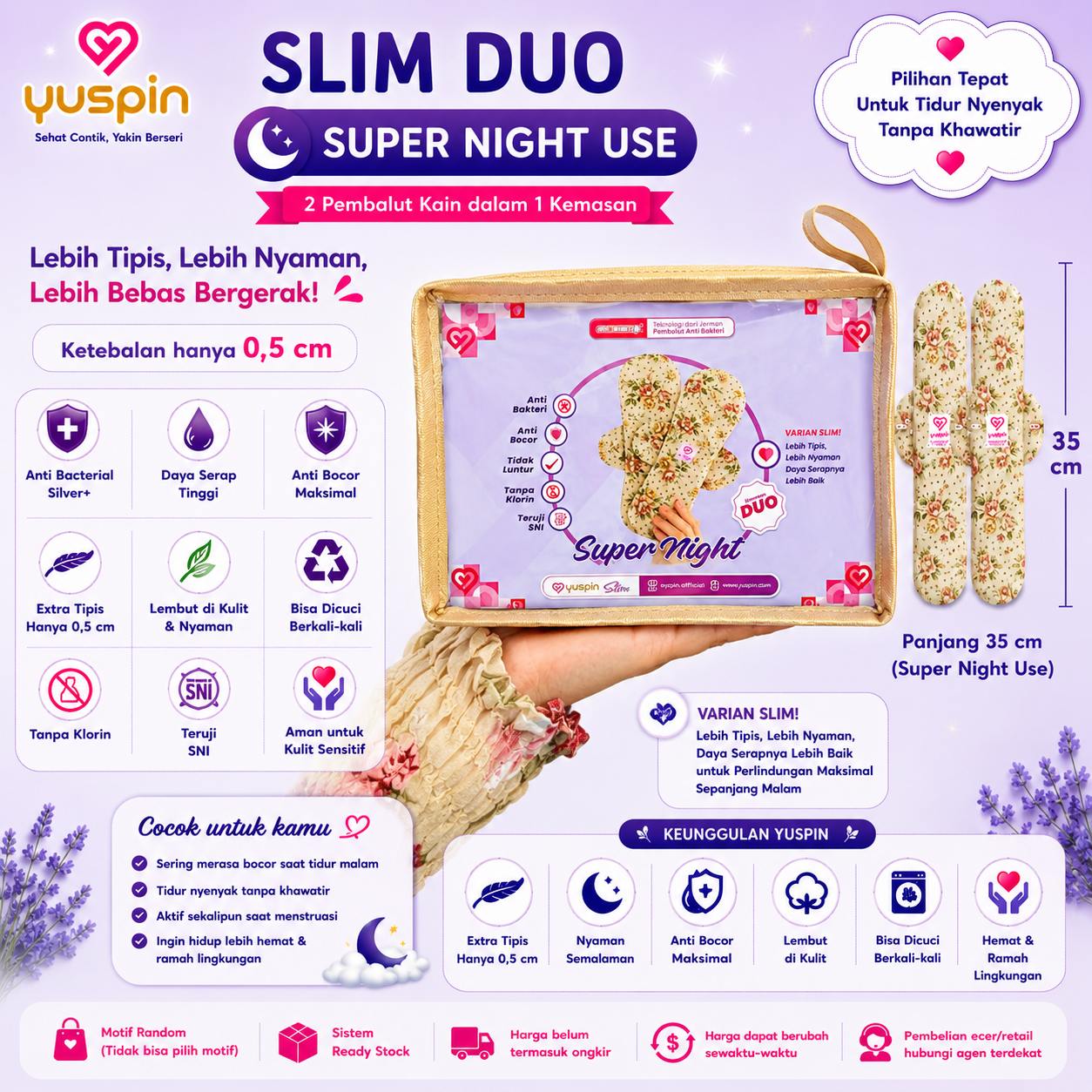 Duo Slim Super Night Use